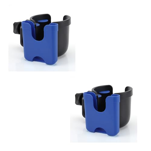 Accmor Stroller Cup Holder with Phone Holder, Bike Cup Holder, Universal Cup Holder for Uppababy Nuna Doona Strollers, 2-in-1 Cup Phone Holder for Stroller, Bike, Wheelchair, Walker, Scooter