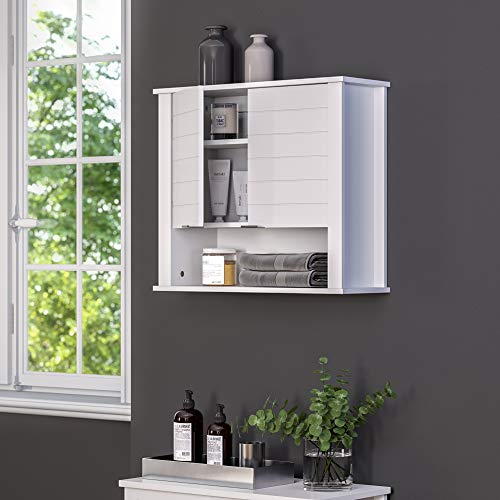 Grey Two-Door Wall Cabinet I744171