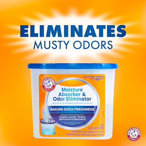 Disposable Moisture Absorber and Odor Eliminator Tub, Fragrance Free, 1 lb. V717