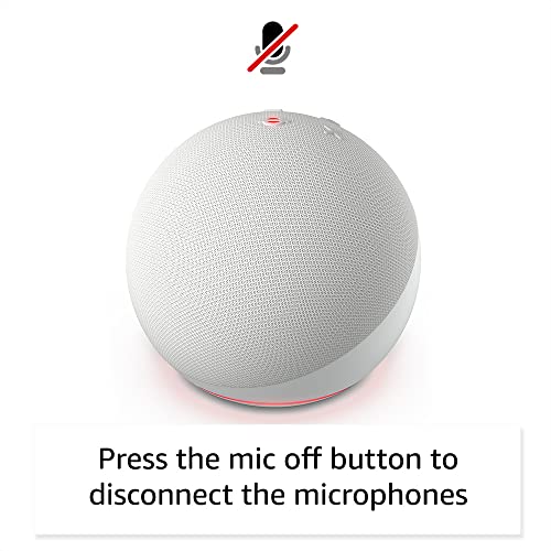 Echo Dot 5th Gen Smart Speaker with Alexa, Glacier White I29590