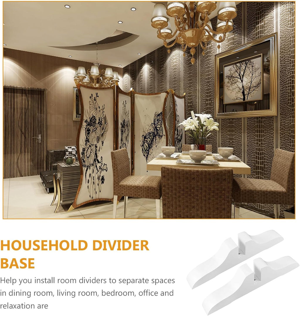 Folding Room Divider Stand Wooden Privacy Screen Panel Feet F414448