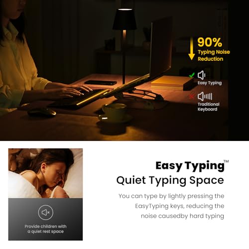 Wireless Keyboard and Mouse Combo, Compact Full Size, 2.4G Ultra-Thin, for Windows PC and Laptop - Blue G75389