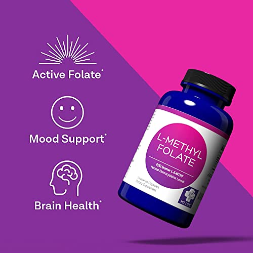 L Methylfolate 1mg Supplement, 120 Capsules A9070