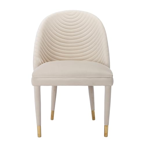 Velvet Dining Chairs Set of 2 with Wood Legs S8795