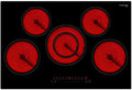 30-in 5 Elements Smooth Surface (Radiant) Black Electric Cooktop