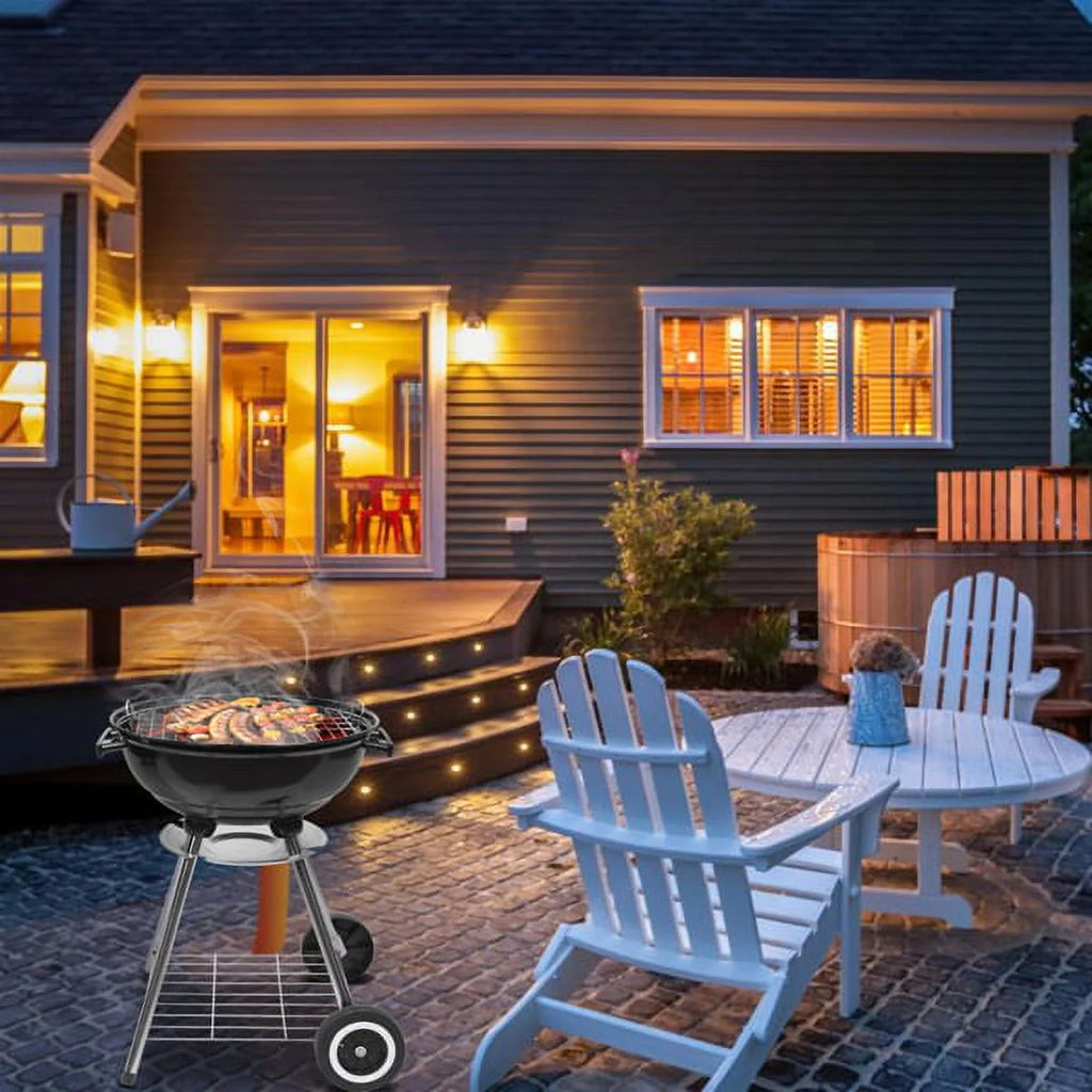 Charcoal Grill Outdoor Portable BBQ Stainless Steel 18 Inch J905