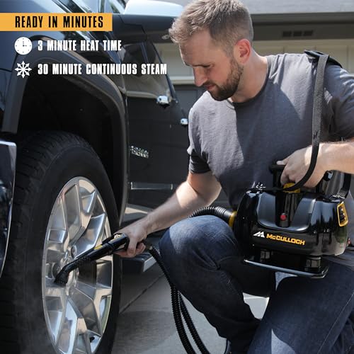 Handheld Steam Cleaner with 11 Accessories for Home, Tile, Grout, and Car Detailing K2885