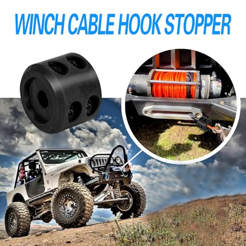 Trailer Winch Cable Hitch Stopper with Metal Installation Tool Z1830