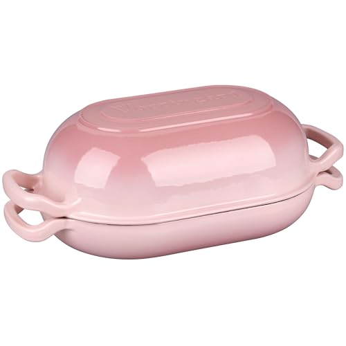 Enameled Cast Iron Dutch Oven with Lid for Bread Baking, 5QT M245