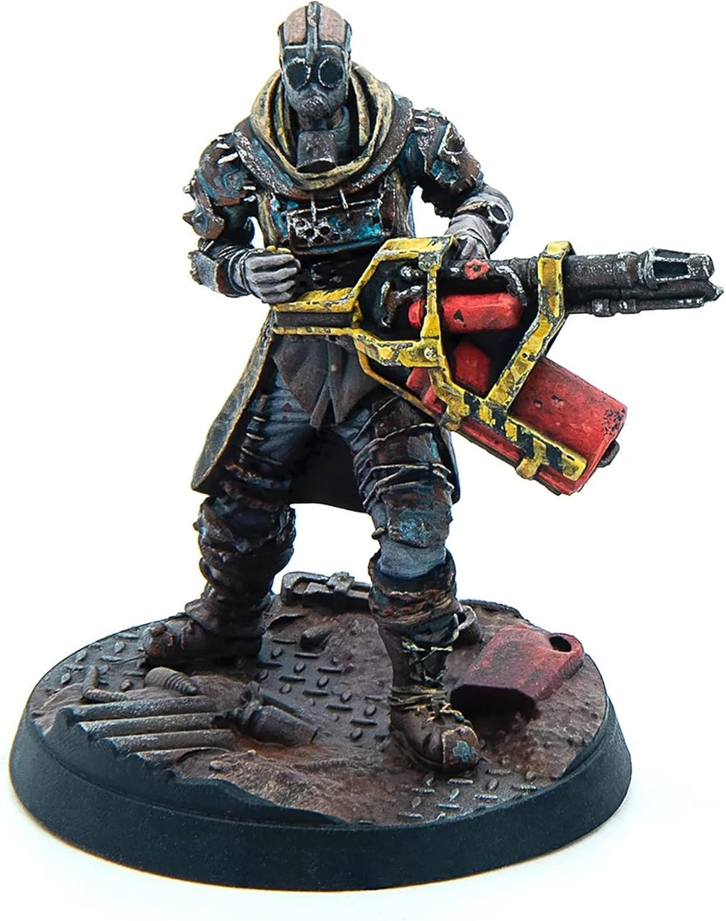 Fallout Wasteland Warfare Raiders The Forged 6 Unpainted Resin Miniatures with Scenic Bases 32MM Scale P915