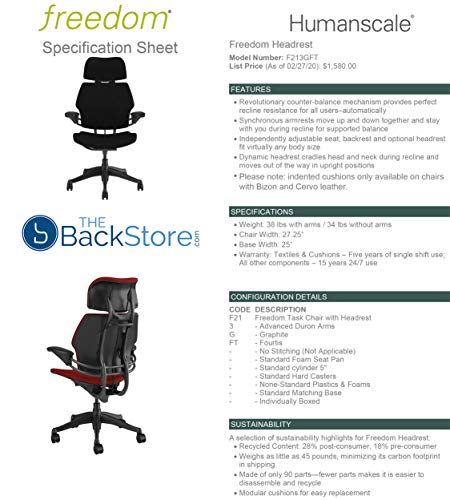 Ergonomic Office Chair with Headrest and Adjustable Arms I50679