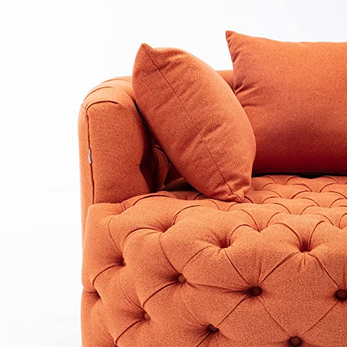 Swivel Accent Chair Chaise Lounge Indoor Leisure Barrel Sofa Club Chair P464991