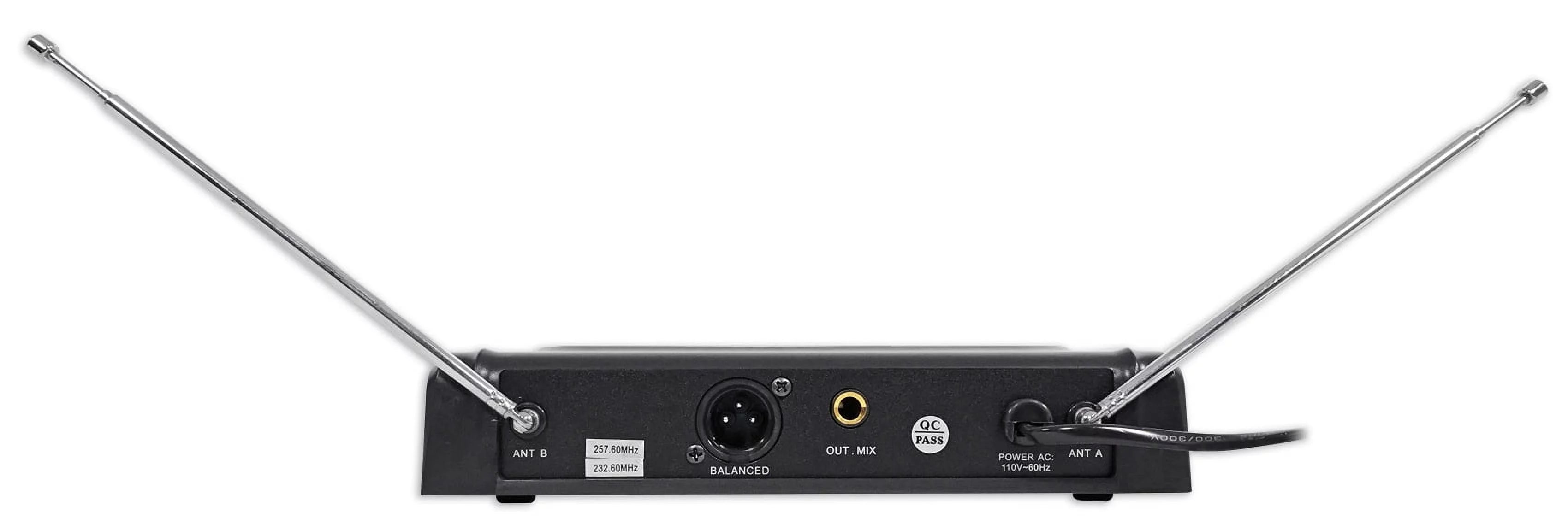 Portable Bluetooth Party Speaker with Deep Bass and Wireless Mics Y122940