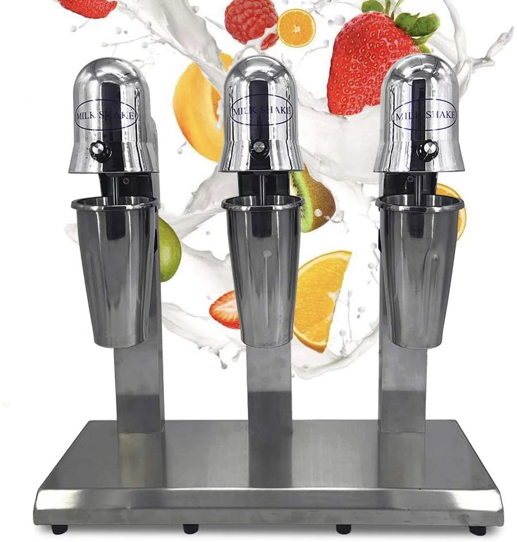 3 Head Milkshake Mixer Stainless Steel Electric U1368