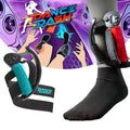 Rebuff Reality Trackstraps for Vive Trackers + Dance Dash Steam Game Key, VR Dancing Game, Full Body Tracking VR Accessory, Compatible with Vive Tracker 3.0&2.0 Tundra Tracker