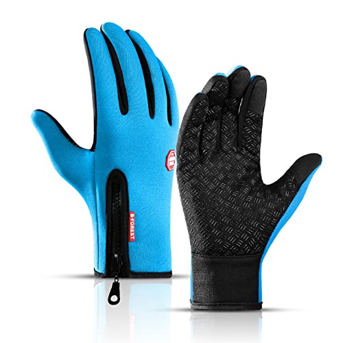 Thermal Heating Gloves, Ultimate Waterproof & Windproof Thermal Gloves, Thermal Winter Gloves, Touchscreen Warm, for Cycling, Driving, Motorcycle