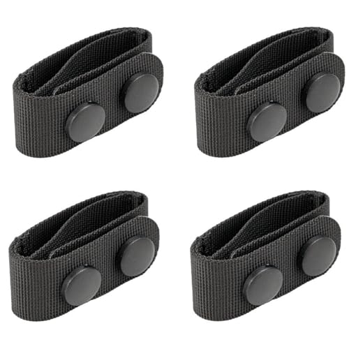 Duty Belt Keepers with Double Snaps for 1.5-2.25 Inch Belts E694625