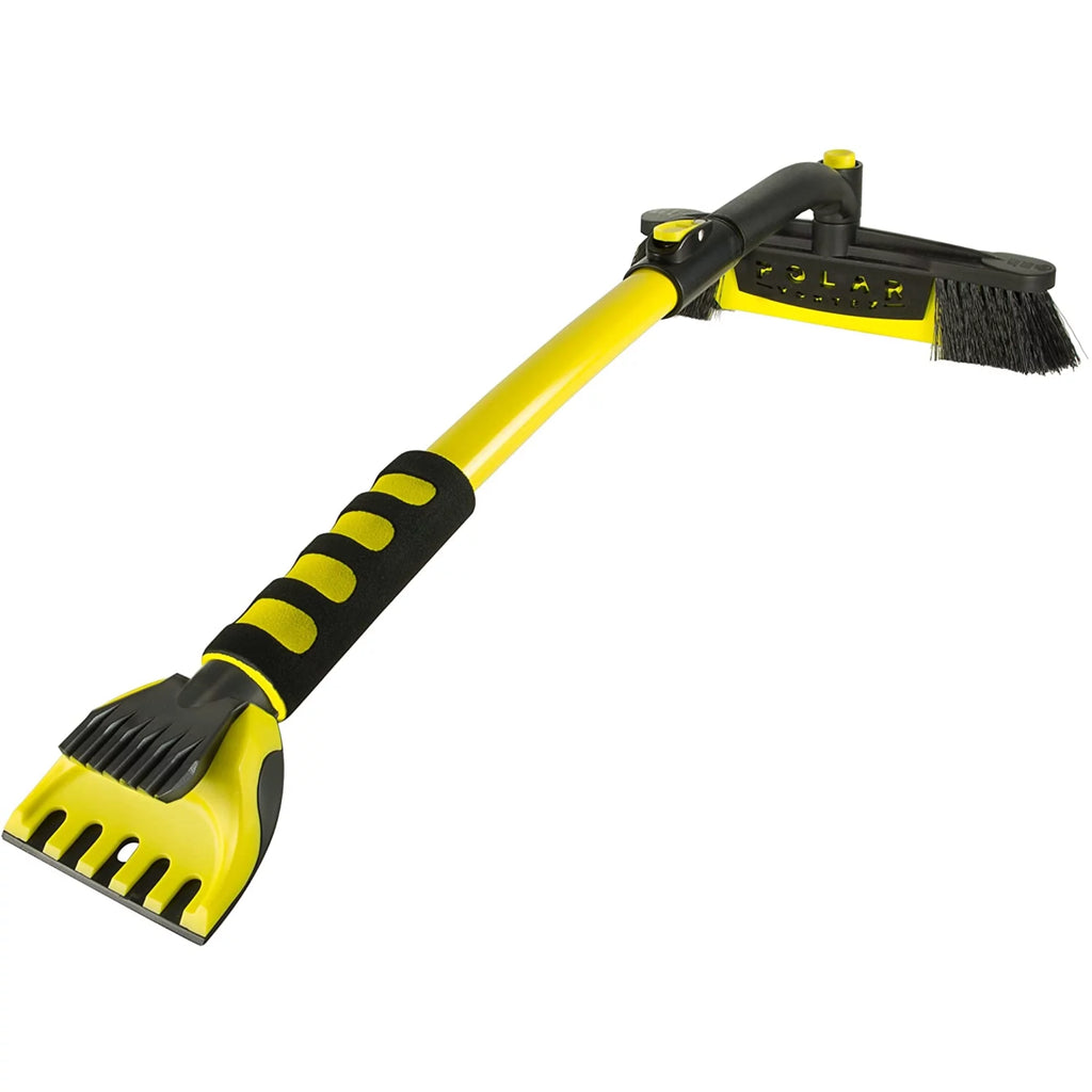 Snow Broom and Scraper Black/Yellow O677