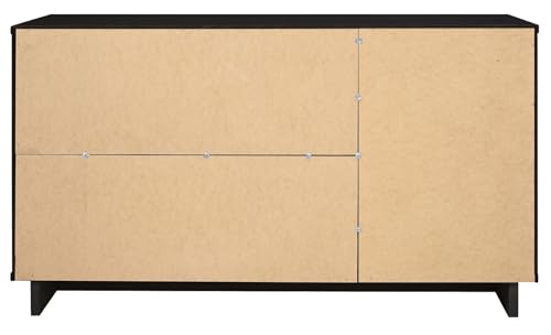 Modern Sideboard Buffet Cabinet with Storage, 3 Drawers and Shelves, Sage Green B5461