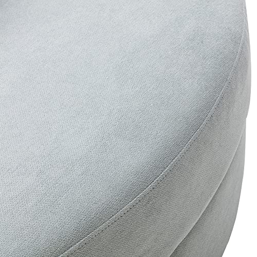 Oversized Swivel Barrel Chair with Storage Ottoman and 4 Pillows B264526