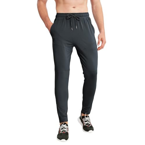 Men's Tapered Gym Joggers Lightweight Quick Dry with Pockets E107902