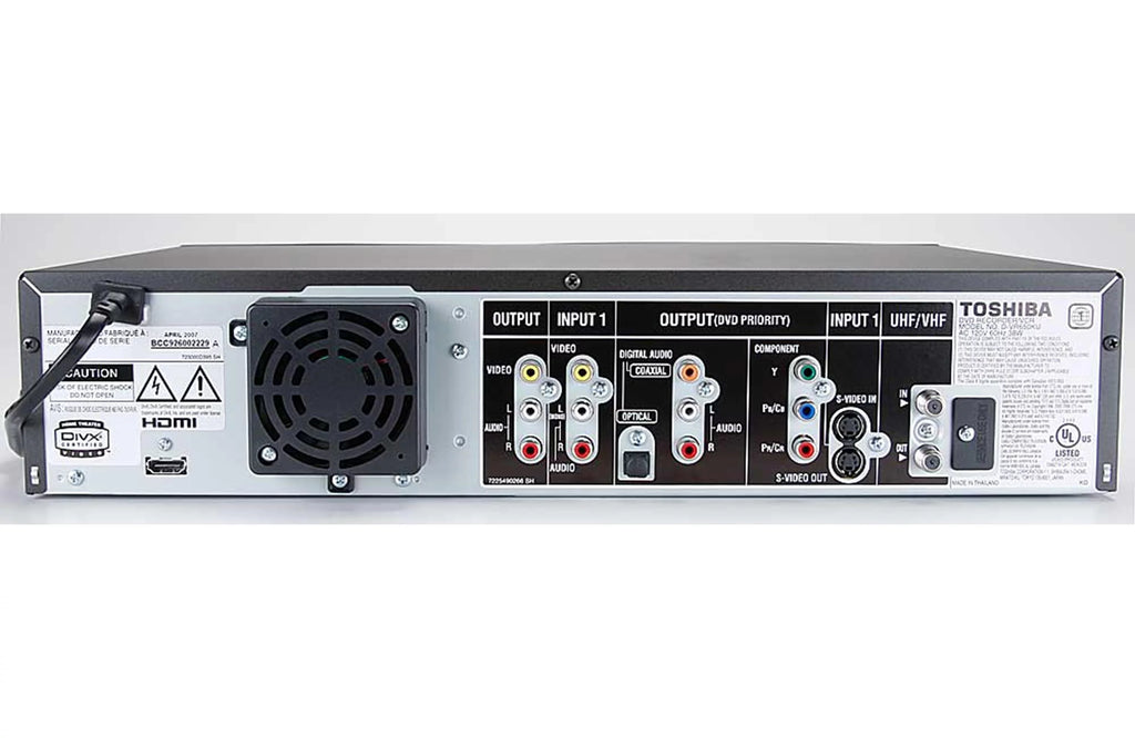 DVD VCR Combo with Remote and Cables O918