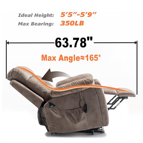 Electric Recliner Chair with Massage and Heating for Elderly H10742