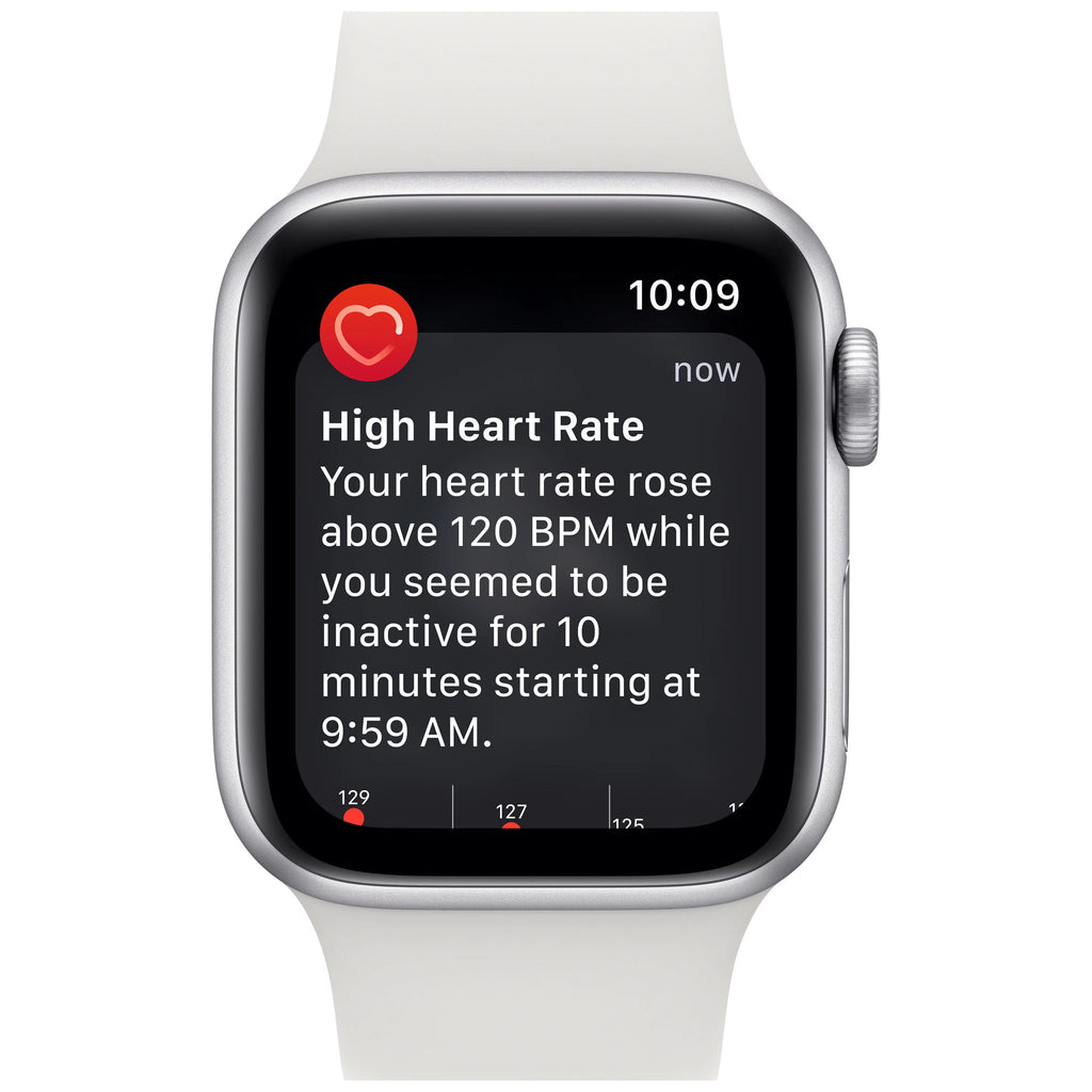 Refurbished Smartwatch GPS 40mm Silver Aluminum with White Sport Band W7247