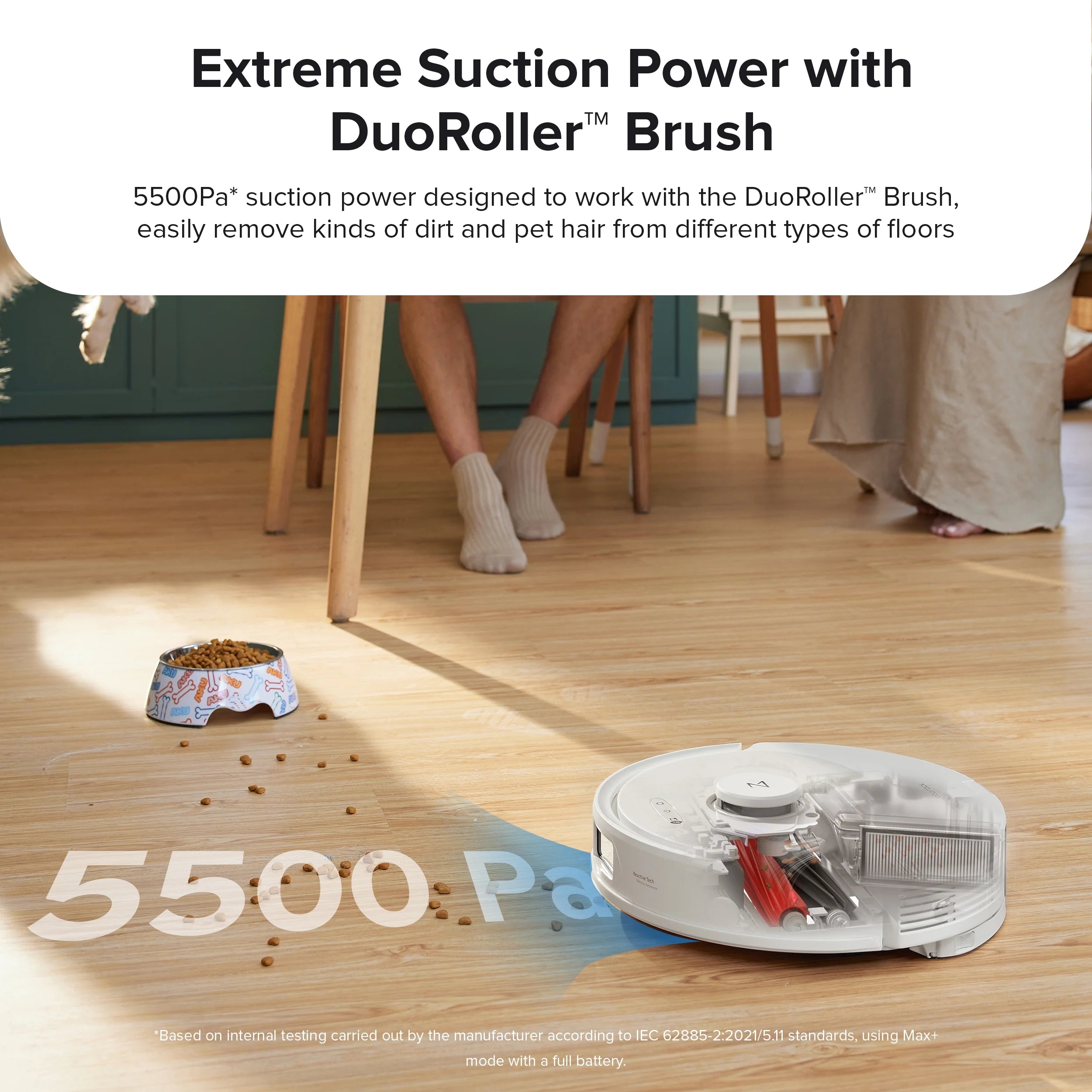 Robot Vacuum and Mop with Self-Emptying and LiDAR Navigation T396