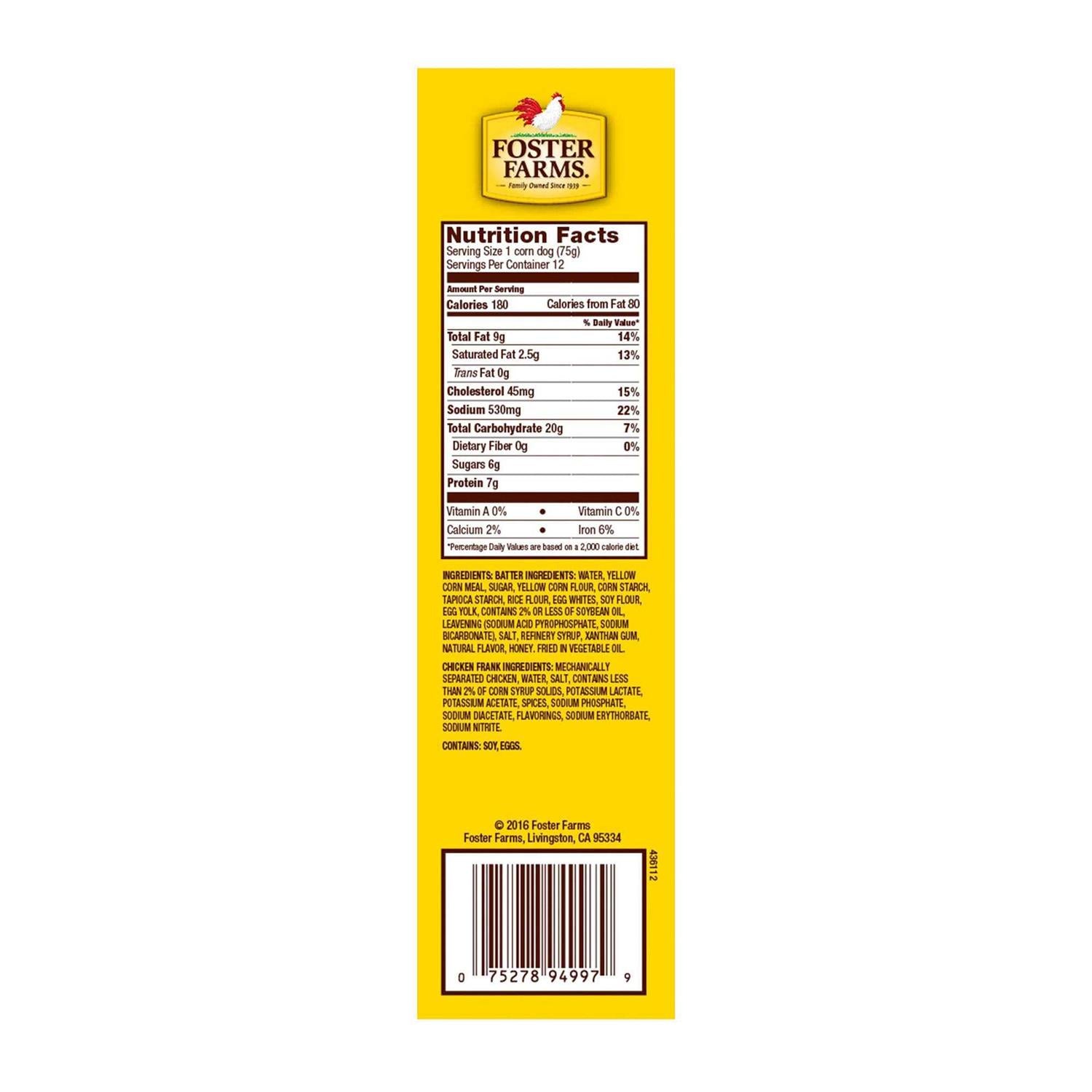 Honey Crunchy Corn Dogs L1754