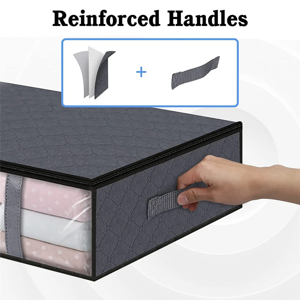 Foldable Storage Bins for Clothes and Blankets J480212