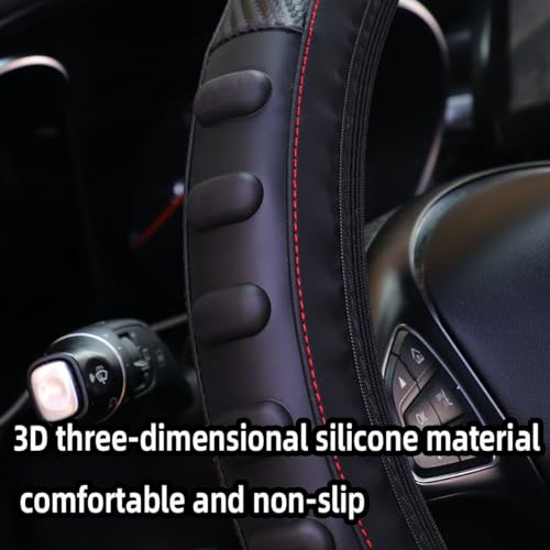 Car Steering Wheel Cover, Elastic Stretch Grip, 14.5-15 Inch Universal W5172