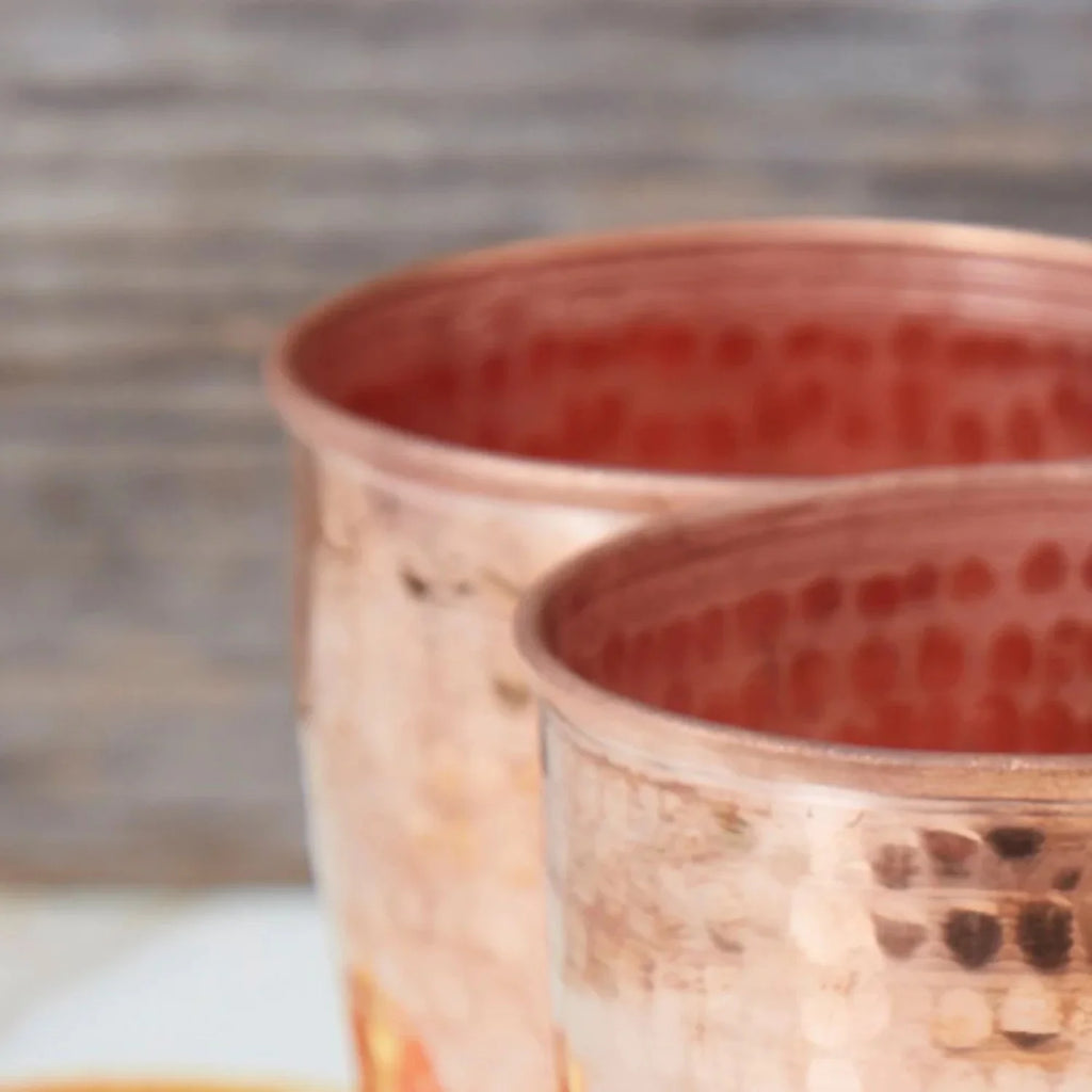 Hand Hammered Copper Tumbler Nesting Set Z834967