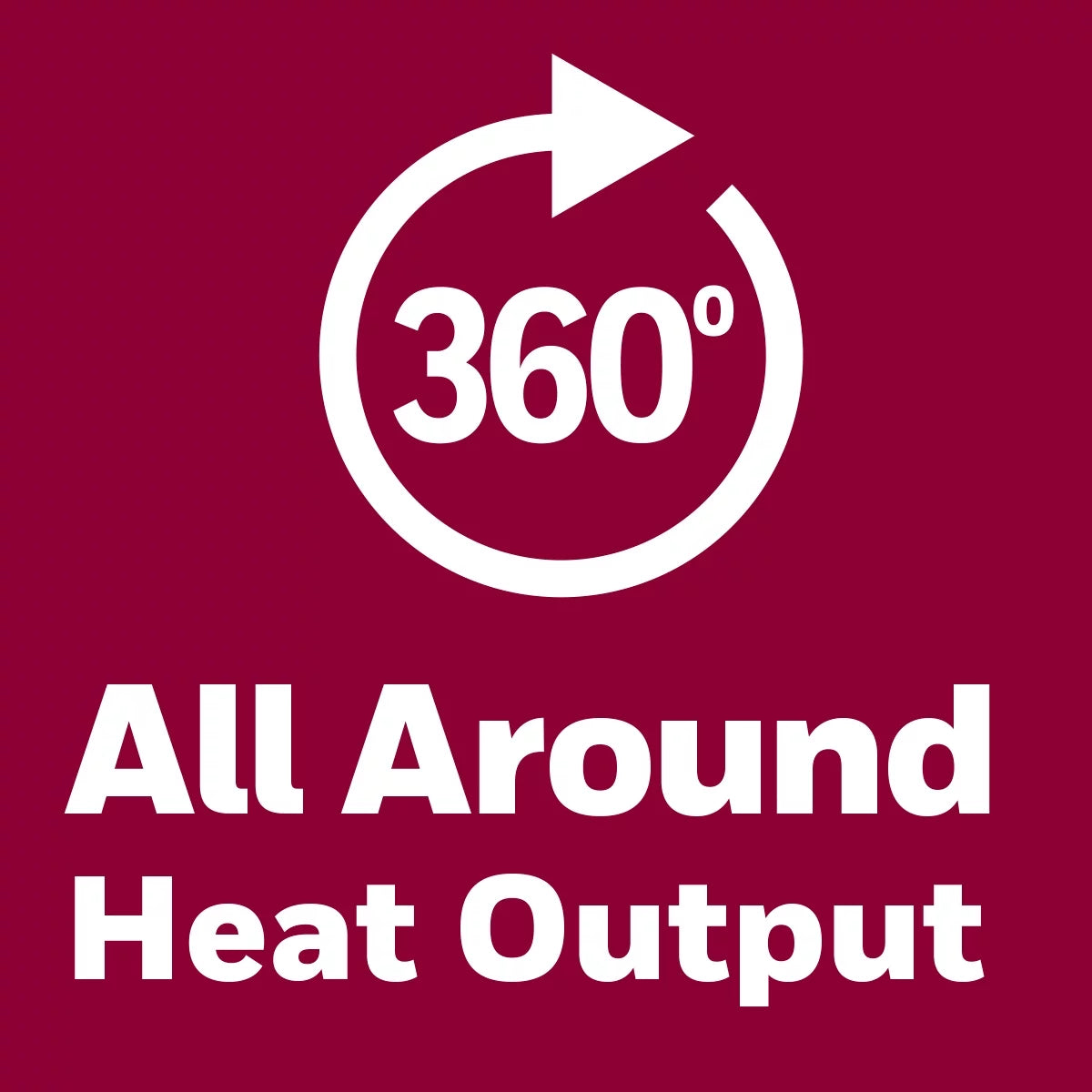 360 Surround Fan Forced Heater, White N8442