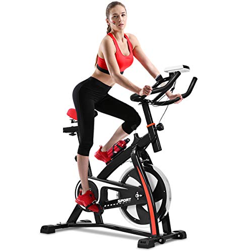 Indoor Bike Trainer with Bottle Holder and LED Display D64936