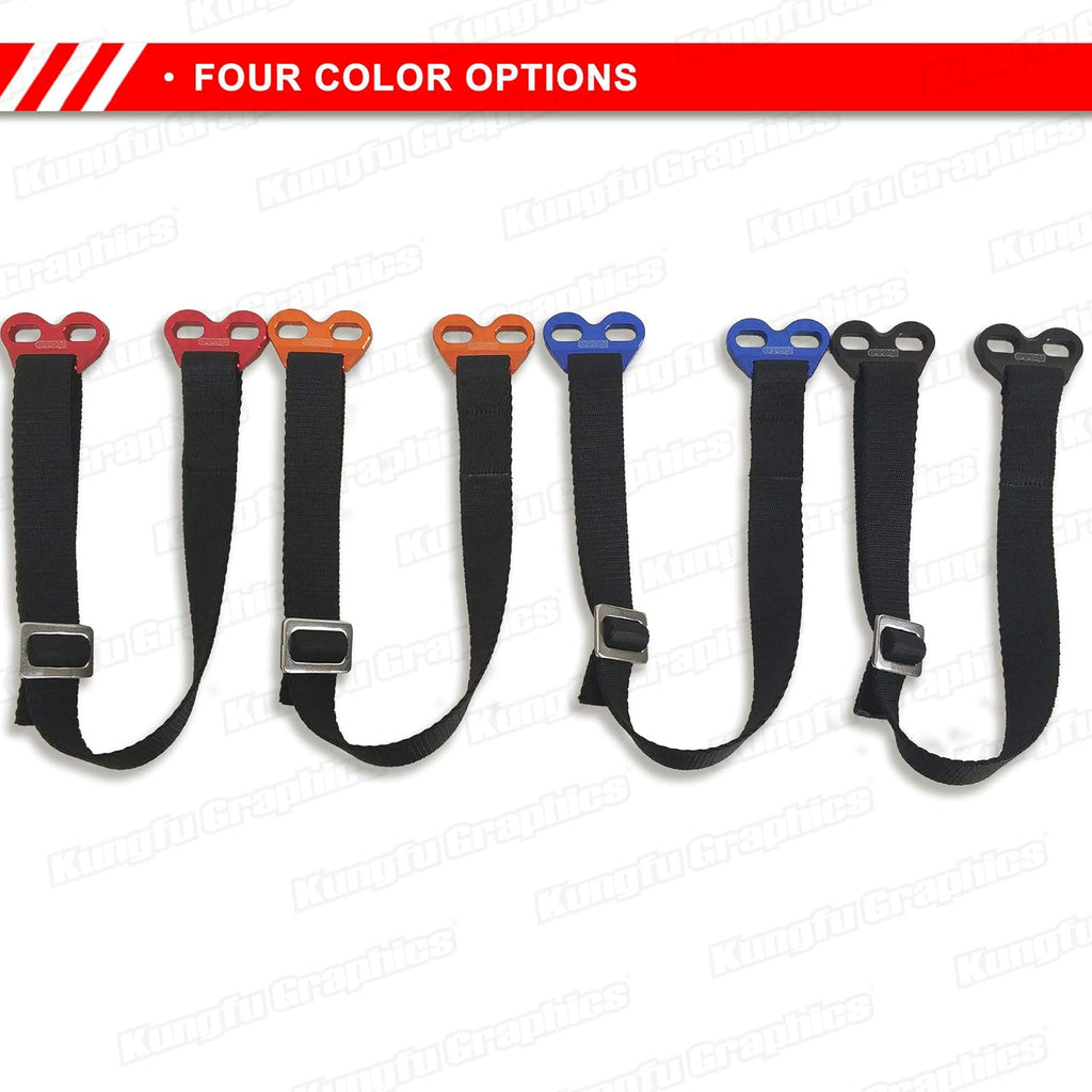 Adjustable Rescue Strap for Dirtbikes Motocross Enduro, Orange L126277
