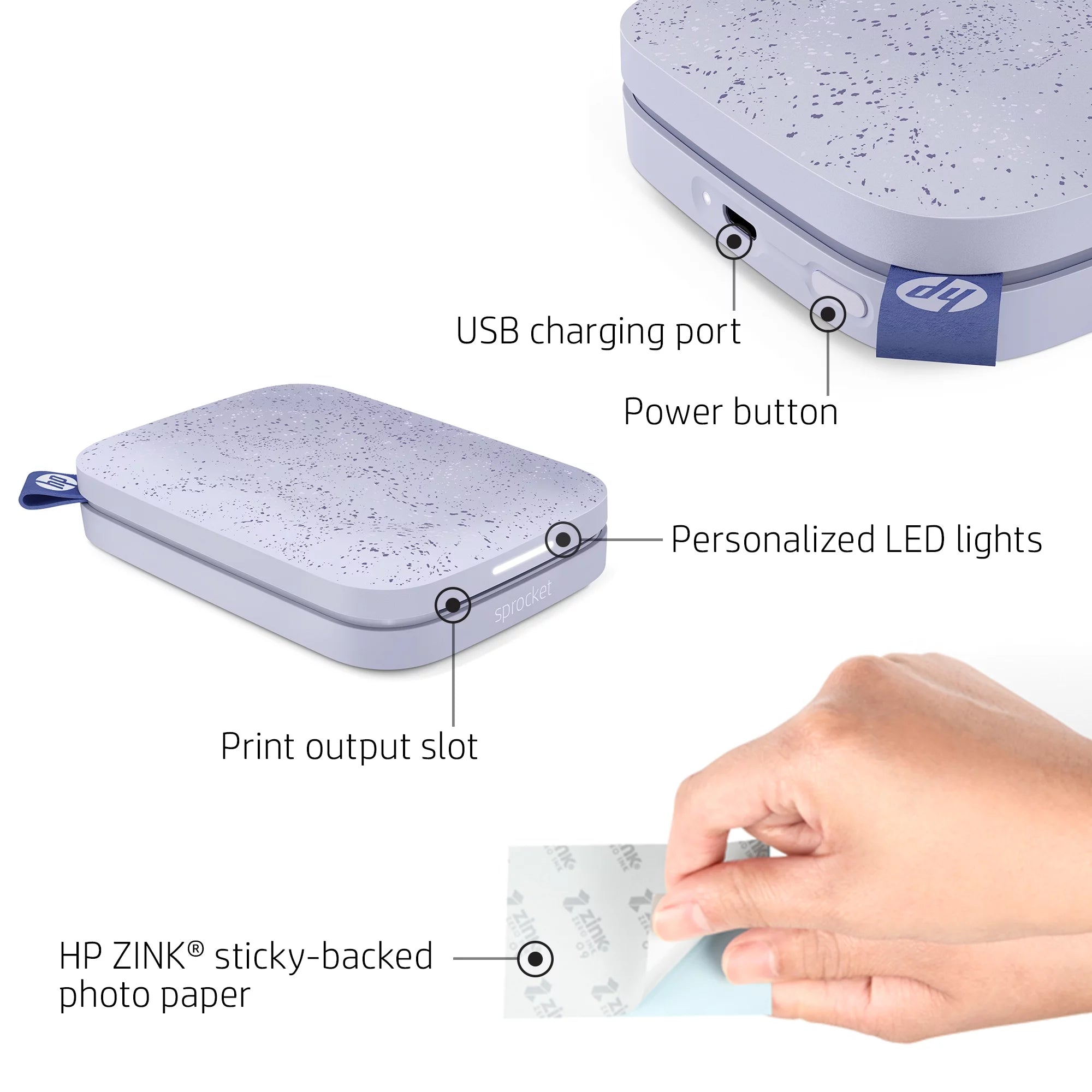 Portable 2x3" Instant Photo Printer P342145