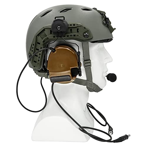 Tactical Headset with ARC Helmet Rail Mount and PTT Adapter A452970
