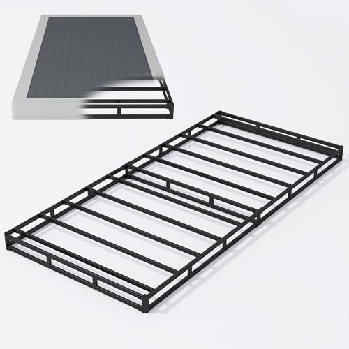 Full Size Metal Box Spring for Bed, Heavy Duty Mattress Foundation F782
