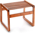 Nicunom Wooden Step Stools for Adults Kids, One Step Stool Wooden Foot Rest Stool Potty Training Stool Stepping Stools for Bathroom, Bedroom, Kitchen, Bedside