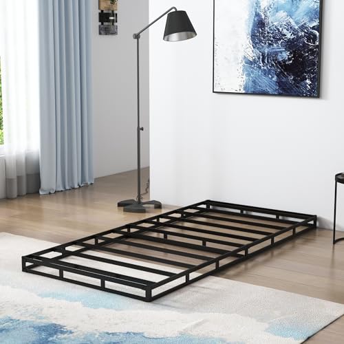 Full Size Metal Box Spring for Bed, Heavy Duty Mattress Foundation F782