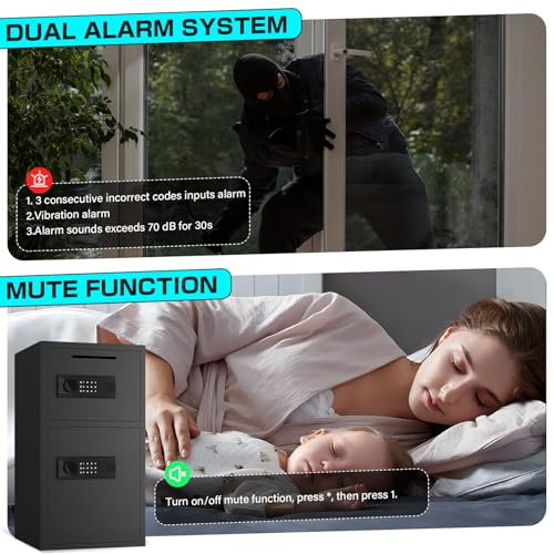 Fireproof Drop Safe with Digital Keypad and Front Load Drop Slot I2891