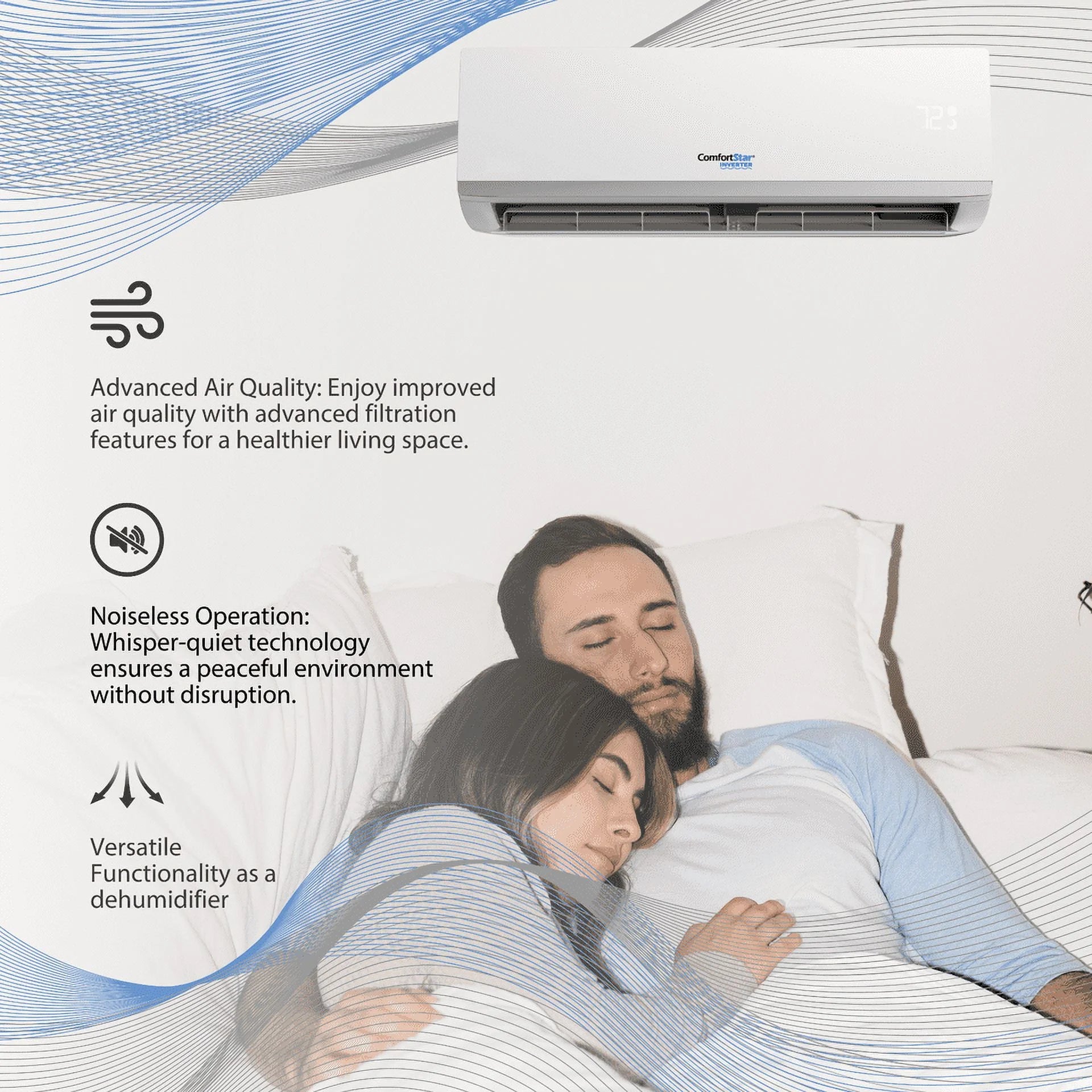 24,000 BTU Ductless Mini-Split Heat Pump System Full Set 220V X806131