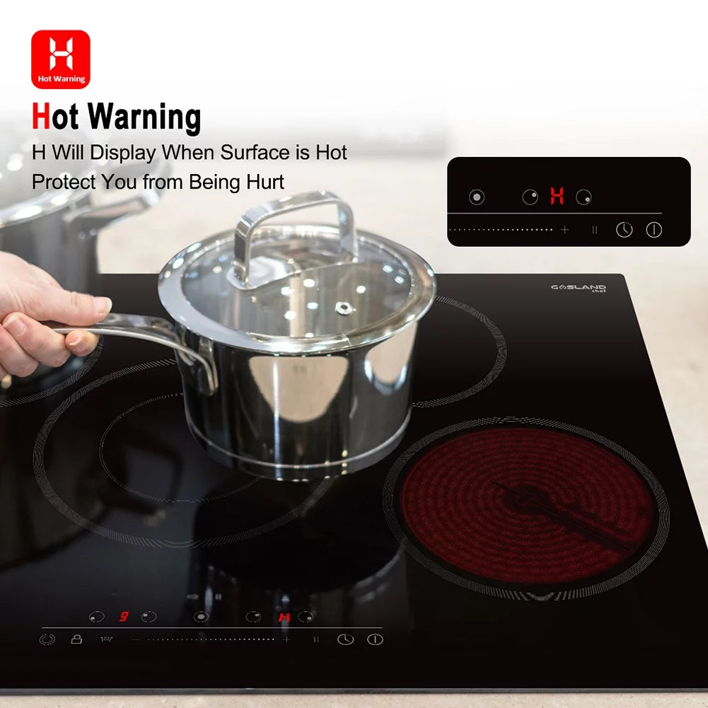 Black Electric Cooktop 30-in Smooth Surface M153689