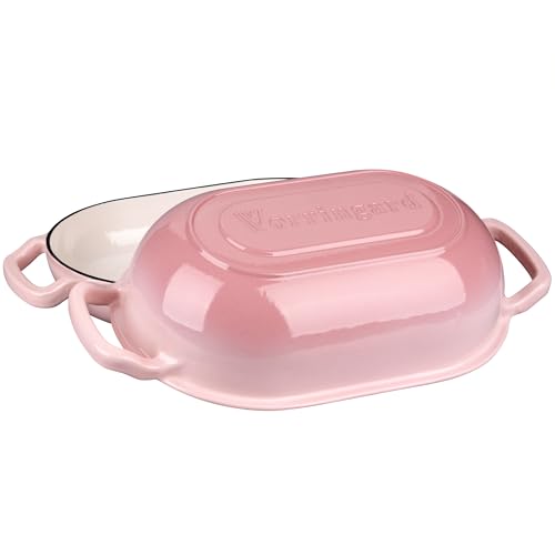 Enameled Cast Iron Dutch Oven with Lid for Bread Baking, 5QT M245