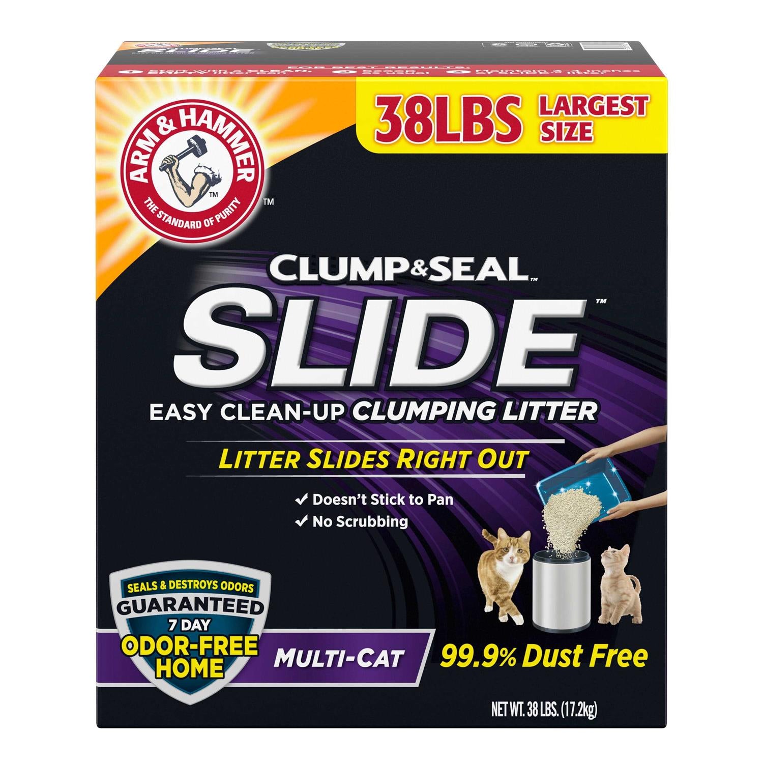 Arm &amp; Hammer Slide Easy Clean-Up Clumping Cat Litter - Pet Supplies online store