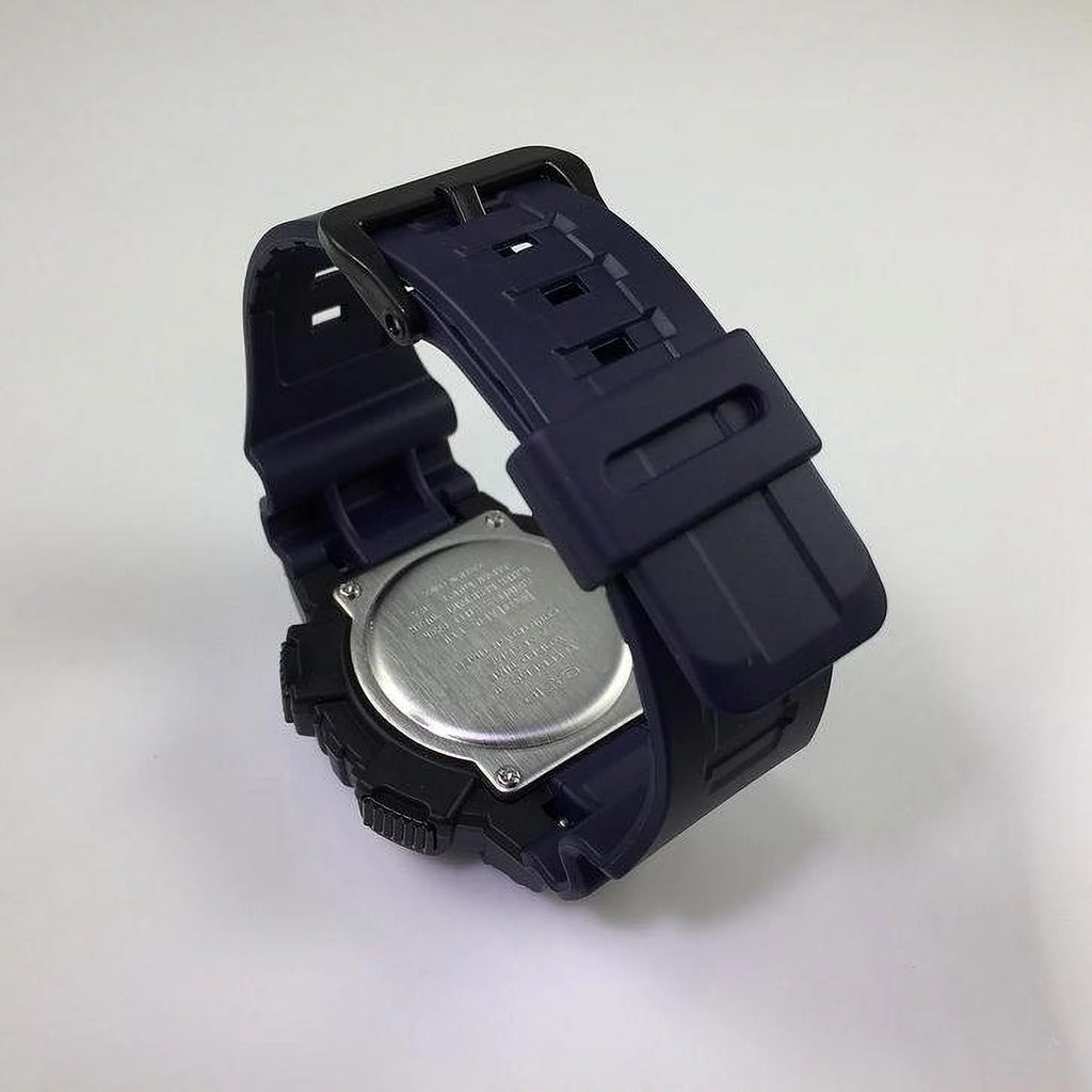 Men's World Time Analog Digital Sport Watch with Resin Band Z908587
