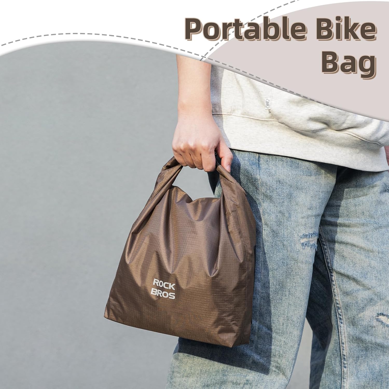 Bike Handlebar Bag Lightweight Front Storage H1682
