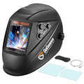 GoGonova Welding Helmet Auto Dark, Rechargeable Welding Hood with 4 Arc Sensor, Auto Darkening Welding Helmet DIN 5-8/9-13 for MIG, TIG, ARC