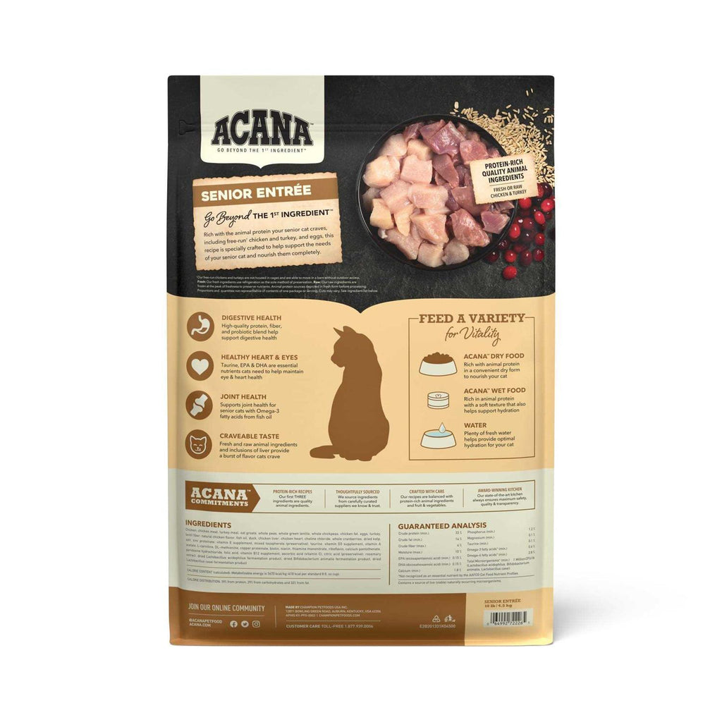 Senior Chicken Turkey Dry Cat Food H760271